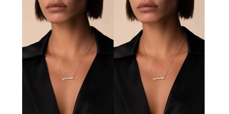 Shake Up the Black-Tie Scene with Baguette Necklace Brilliance