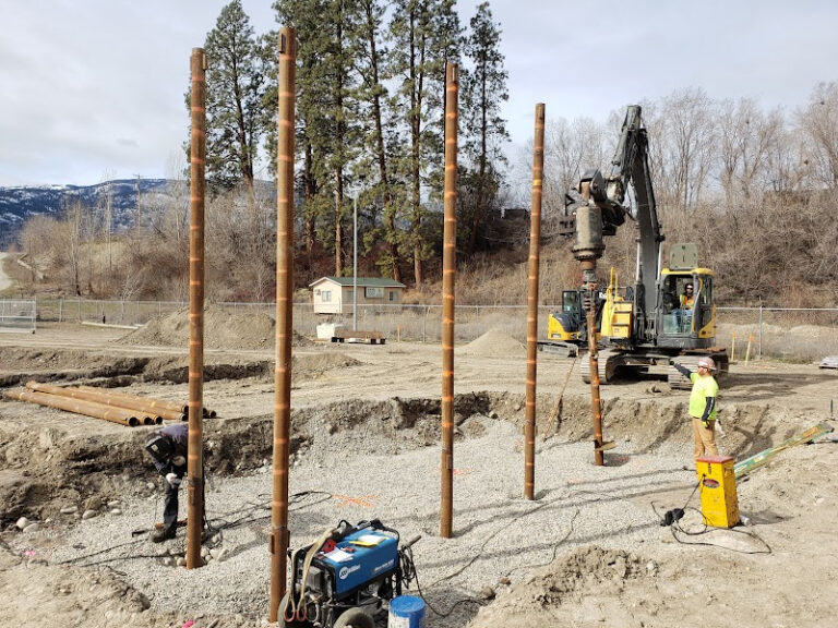 Rapid Deck Foundation Solutions with Helical Pile Installation